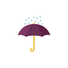 Umbrella up for a rainy day