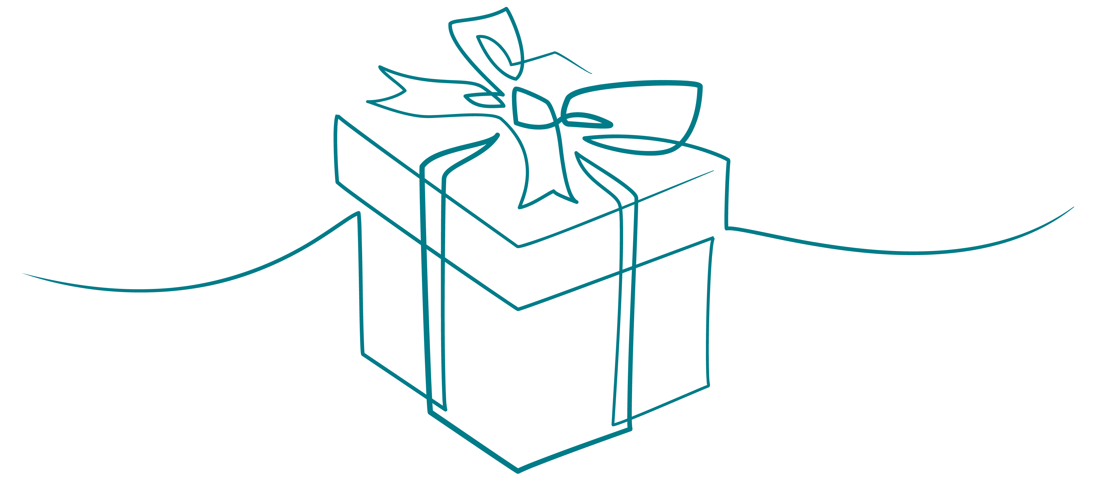 present box line illustration